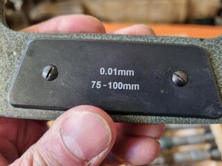 Kinchrome 0-100mm Outside Micrometer Set