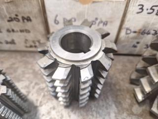 6 x Gear Hobber Cutters