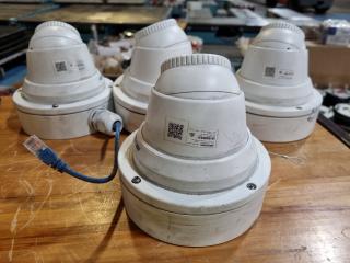 4x Hikvision 4mp Network Turrent Dome Security Cameras