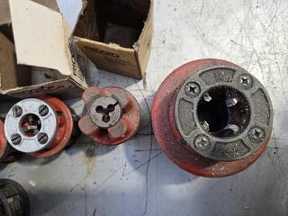 Lot of Pipe Threading Dies 