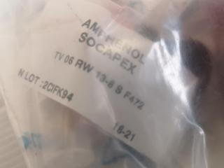 Assorted Souriau & Amphenol Socapex Cabling Connectors