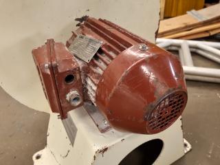 Industrial 3-Phase Centrifugal Fan Blower Assembly