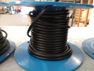 3x Partial Spools of FT5002CS Electrical Wire Cable