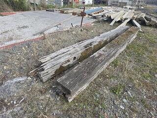 2 x Large Hardwood Sleepers