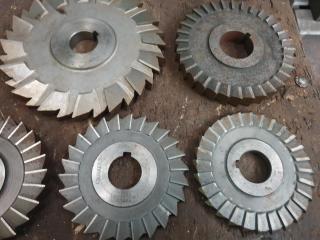 11 Assorted Milling Cutters