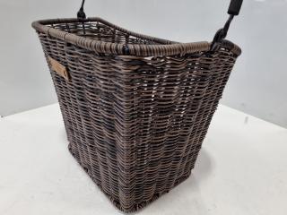 Basil Bremen Rattan Look KF Bike Basket