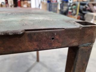 All Steel Workshop Table