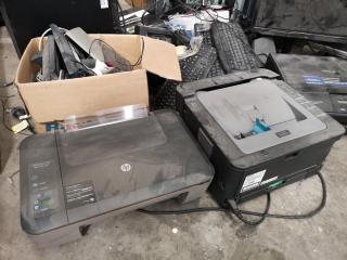 Large Assorted Faulty or Outdated Electronics, Printers, Computers, & More