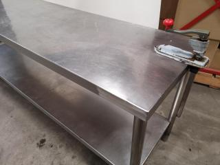 Stainless Steel Commercial Kitchen Prep Table Bench