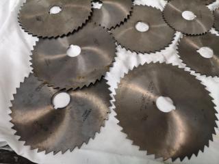 20x Assorted Slitting Milling Cutter Blades, Imperial Sizes