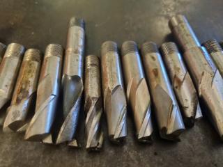 Large Lot of Milling Machine Endmills 