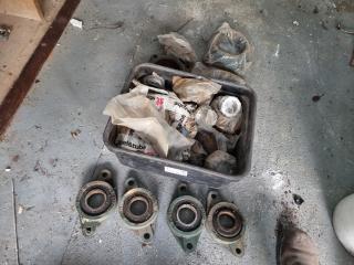 Lot of Bearings, Housing and Other Parts