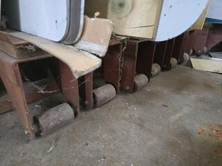 2 x Large Sliding Section Material Racks 