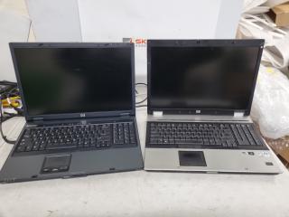 2x Vintage HP Laptop Computers