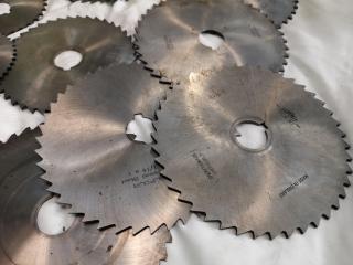 20x Assorted Slitting Milling Cutter Blades, Imperial Sizes