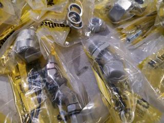 Assorted Lot of Industrial Hydraulic Fittings