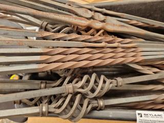 28x Steel Fencing Rods