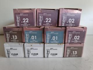 Assorted Loreal Professional Majirel Glow Hair Dyes - Bulk