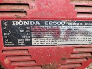 Honda Petrol Generator E2500, Faulty