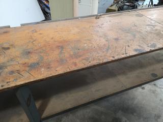 Long Workshop Work Table Workbench