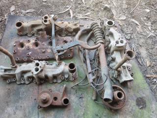 Pair of Ford Flathead V8 Engines