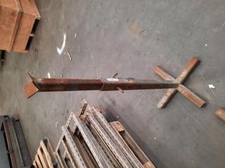 Pair of Industrial Material Stands