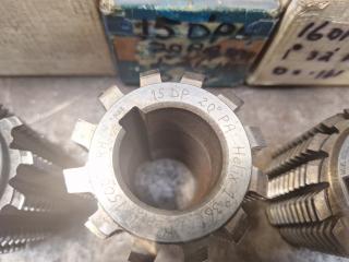 5 x Gear Hobber Cutters