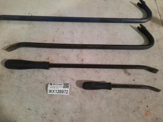 4 Prybars/Crowbars