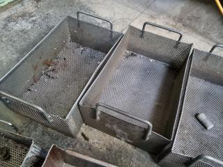 10x Steel Workshop Parts Storage Bins