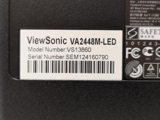 ViewSonic 23.6" LED Computer Monitor