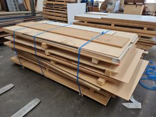 Large Assorted Stack of MDF Sheets and Offcuts