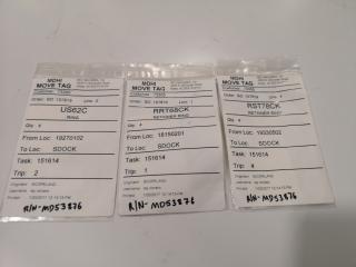 12x Assorted MD 500 Retainer Rings, New