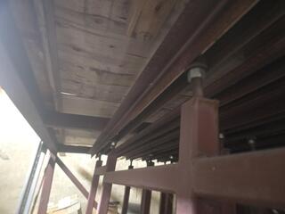 2 x Large Sliding Section Material Racks 