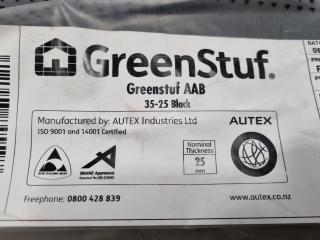 GreenStuf AAB 35-25 Black Acoustic Insulation, 10x Sheets