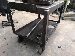 Heavy Steel Workshop Cart Trolley