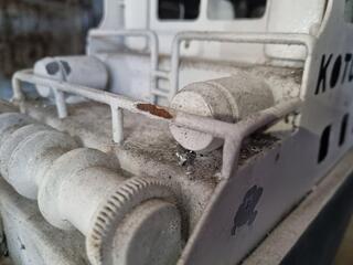 Steel Custom Built Model of Fishing Vessel Kotuku