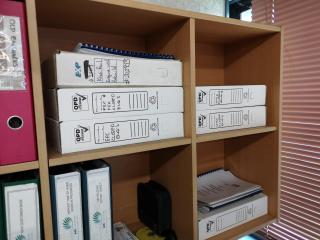 Wall Mounted Office Bookshelf Unit