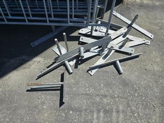 Three Steel Gates with Feet