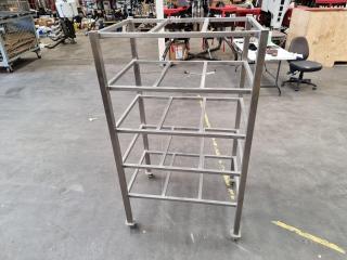 Mobile Stainless Steel Shelf Cart Trolley
