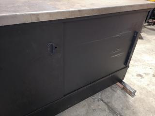 Heavy Duty Steel Topped Workbench