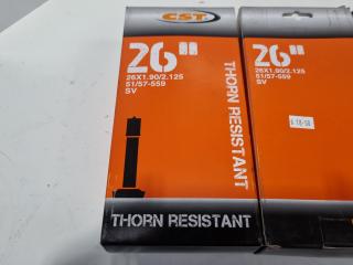 3 x New CST 26" Bicycle Tubes 