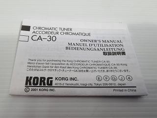 KORG Chromatic Tuner CA-30