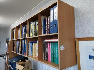 Large Wall Mounted Office Bookshelf