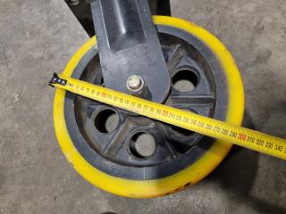 300mm Diameter Heavy Duty Trolley Wheel Assembly