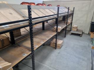 2 x Large Back to Back Shelving Units