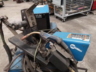 Miller DeltaWeld 650 CY50 Welder w/ Wire Feeder & Cooling Unit