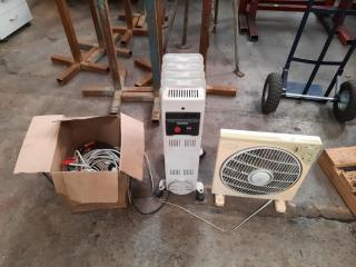 Heater, Fan and Power Cable Assortment