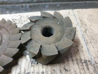 6 x Large Mill Cutters