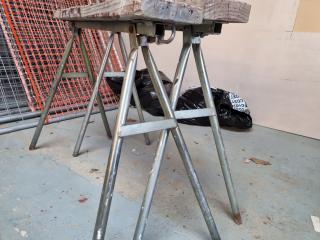 2x Custom Sawhorses