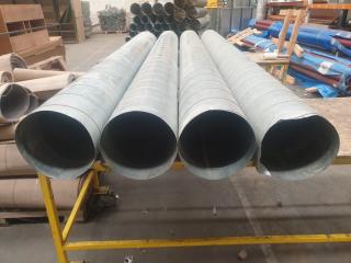 4 x Lengths 250mm Spiral Tube